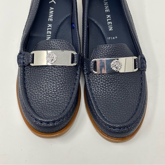 Anne Klein Flex Navy Blue Penny Loafers Size 5.5 NWOT - Picture 7 of 10